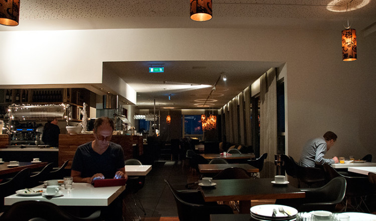 Frukost med iPad på Centerhotel Arnarhvoll, Reykjavik