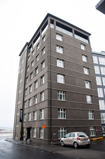 Ett högt och modernt hotell mitt i Reykjavik, Centerhotel Arnarhvoll