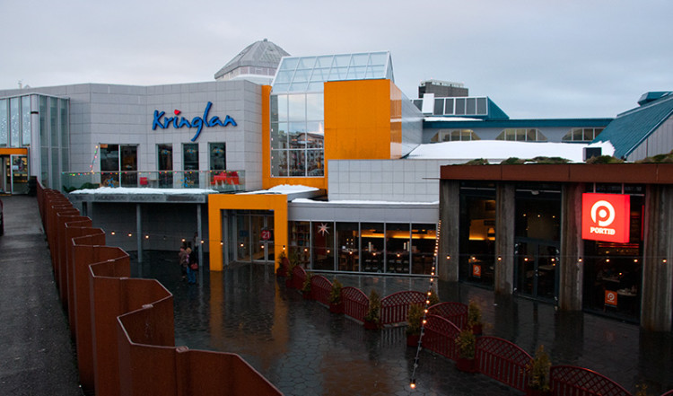 Kringlan Shopping-center i Reykjavik