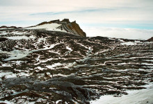 Vackra vyer under vandringen, Mt Ruapehu Crater climb