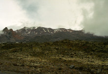 Avslut på vandringen, Mt Ruapehu Crater climb
