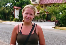 Anki utanför Nadi Bay Resort Hotel, Fiji