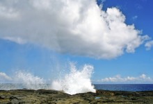 Alofagaa blowholes, Savaii Samoa