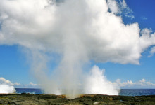 Alofagaa blowholes aka Taga blowholes, Savaii Samoa
