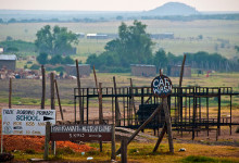 Biltvätt, Talek Village i Masai Mara Kenya