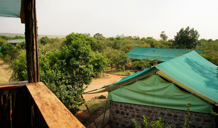 Utsiktstorn på JK Mara Camp, Masai Mara Kenya