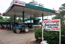Bensinstation Narok, Kenya