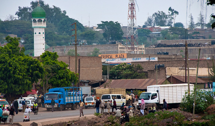 Stadsliv i Narok, Kenya