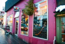 Kaffitar extriör, Reykjavik Island