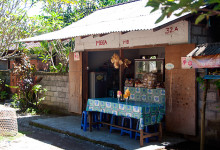 Kiosk i södra Sanur, Bali