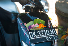 Offergåva på Vespa, Sanur Bali