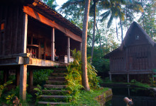 Sen eftermiddag vid Padi House, Bambu Indah Ubud