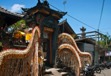 Tempel vid Jalan Kedewatan 2, Ubud Bali