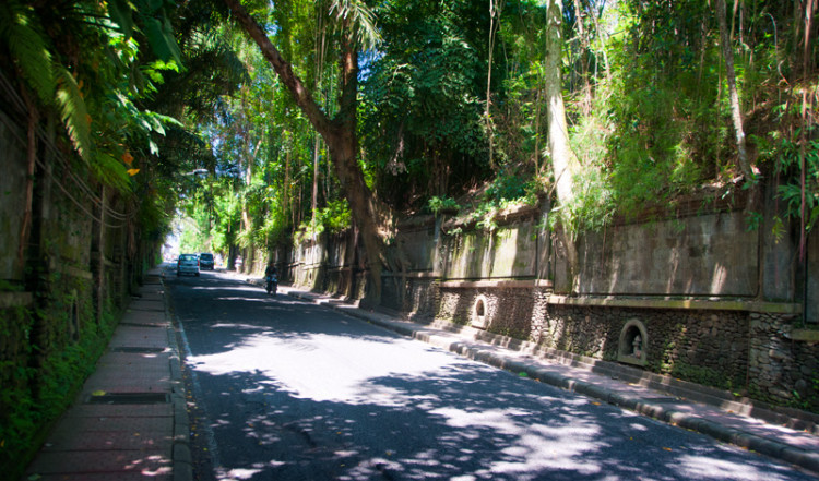 På väg in i Ubud, Bali På väg in i Ubud, Bali