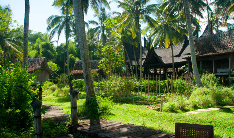 Vackra miljöer på Bambu Indah, Ubud Bali