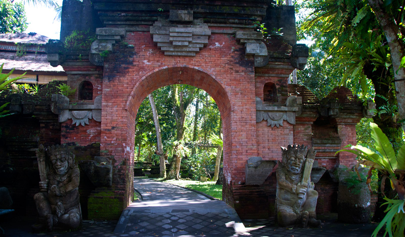 En stor portal på Arma Resort Hotel, Ubud