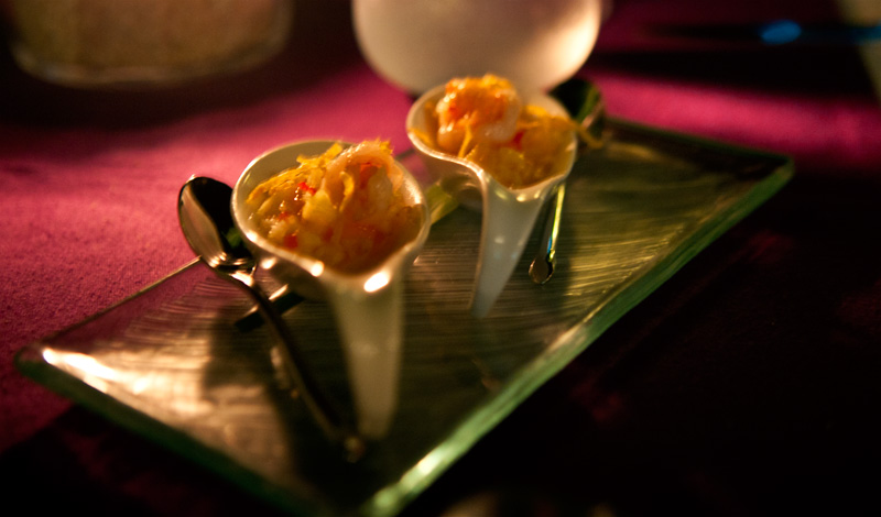 Appetizer på Indiana Kenanga Villas Lembongan
