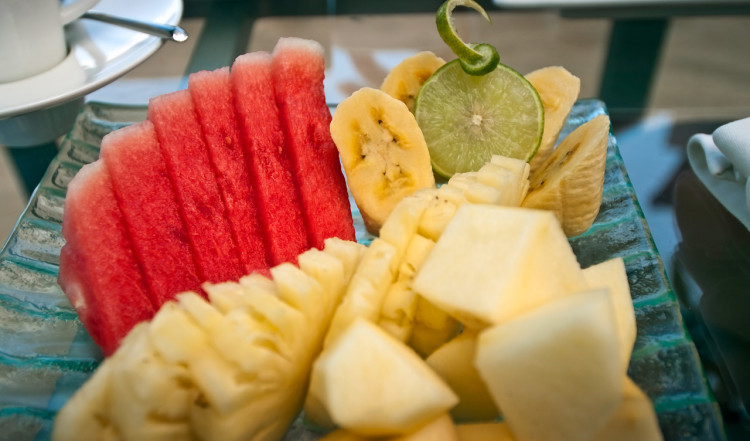 Färsk frukt till frukost, Indiana Kenanga Villas, Lembongan