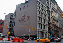 Hollister Wall, Houston and Broadway, SoHo New York