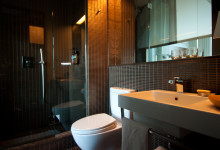 Badrum på the James Hotel i SoHo New York