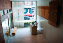 Lobby till the James Hotel in SoHo, New York