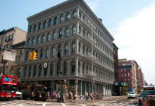 På hörnet av Broadway och Grand, SoHo New York