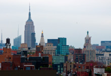 Stadsvy från svit på Nolitan Hotel, New York