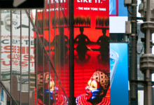Reklamskyltar vid Times Square, New York
