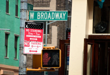 West Broadway skylt, SoHo New York