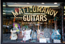 Matt Umanov Guitars on Bleeker, West Village New York