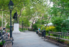 Abingdon Square i West Village, New York City