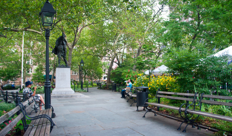 Abingdon Square i West Village, New York City