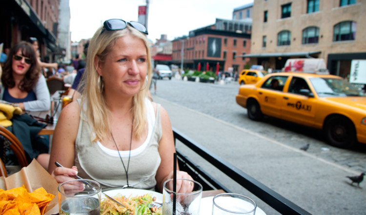 Anki på Dos Caminos, Meatpacking District New York