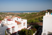 Utsikt från takterassen i Monte Viñas