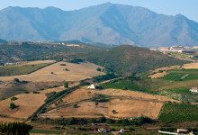 Vackra landskap i omgivnigarna av Monte Viñas, Manilva