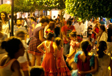 Fiestan i full gång, Verbena de Santa Ana, Manilva