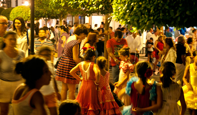 Fiestan i full gång, Verbena de Santa Ana, Manilva