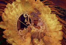 Karneval dräkt Plataforma Sambashow, Leblon Rio