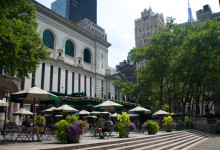 Restaurang vid Bryant Park, New York