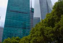 Bank of America Tower från Bryant Park, New York