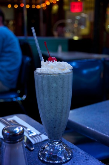 Adult Milkshake på Ellens Stardust Diner, New York
