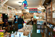 Interiör Recycled Records Haight Street, San Francisco