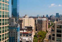 SoHo från ovan, New York City