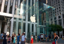 Exteriör Apple Retail Store, Fifth Avenue New York