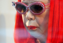 Närbild vaxdock Louis Vuitton, 5th Avenue New York City