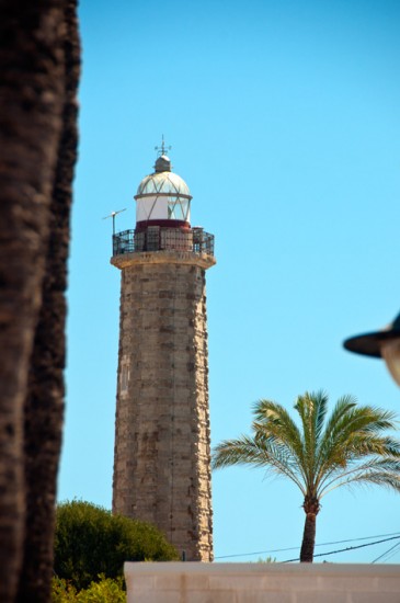 Fyr i Estepona hamn Fyr i Estepona hamn