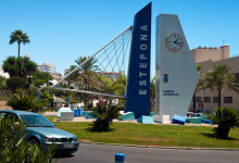 Rondell vid Estepona hamn