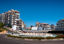 Rondell vid Estepona hamn