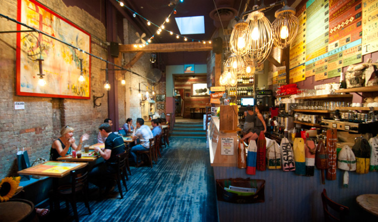 The Grey Dog Cafe på Mulberry Street, New York