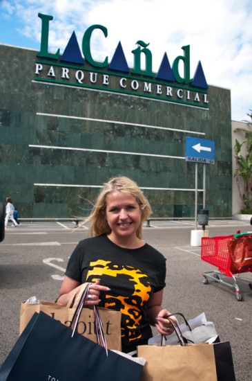 Anki har shoppat på La Cañada i Marbella